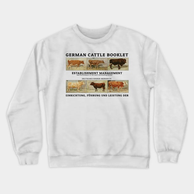 Vintage German Cow Crewneck Sweatshirt by KewaleeTee